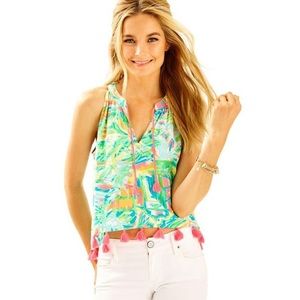 NWT Lilly Pulitzer Roxi Top Size M